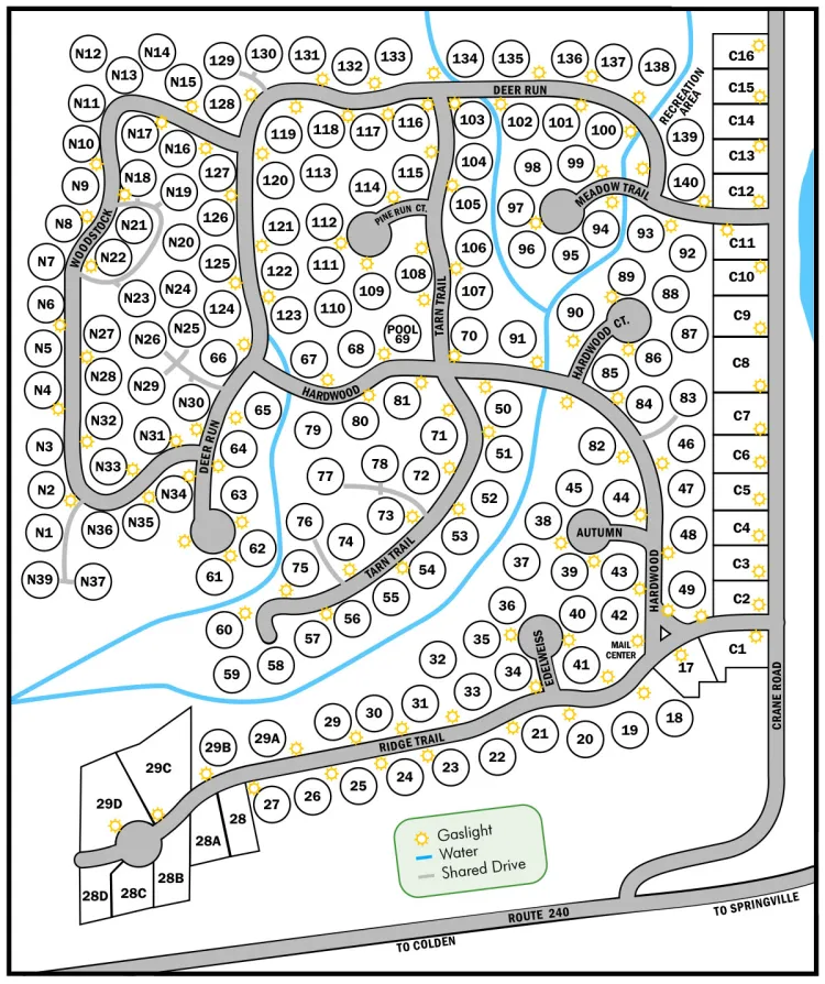 Craneridge Community Map